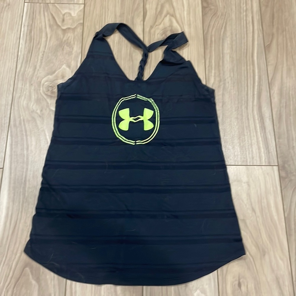 Under armour racerback braided tank top